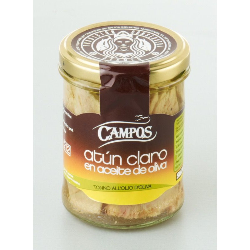 ATÚN CLARO ACEITE OLIVA FRASCO-212